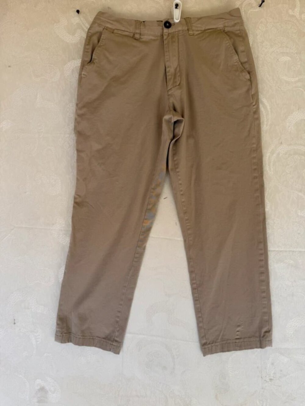 Barbour Men's Tan Chino Pants Classic Straight Fit